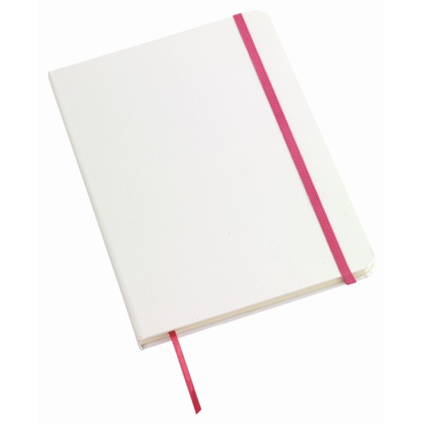 A5-notitieboekje AUTHOR roze, wit