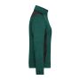 Ladies' Knitted Workwear Fleece Jacket - STRONG - - dark-green-melange/black - M