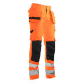 2377 Hi-vis trousers hp oranje/zwart D120