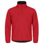 Classic softshell jacket heren rood 4xl