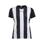 Craft Progress stripe jersey wmn black/white xxl