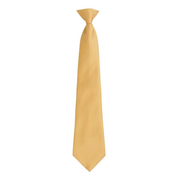 'Colours' Fashion Clip Tie, Gold, ONE, Premier