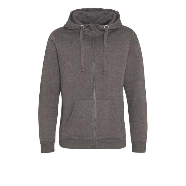 AWDis Graduate Heavyweight Zoodie, Charcoal, 3XL, Just Hoods