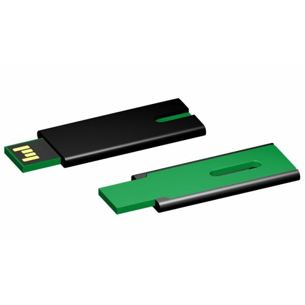 USB stick Skim 2.0 zwart-groen 64GB