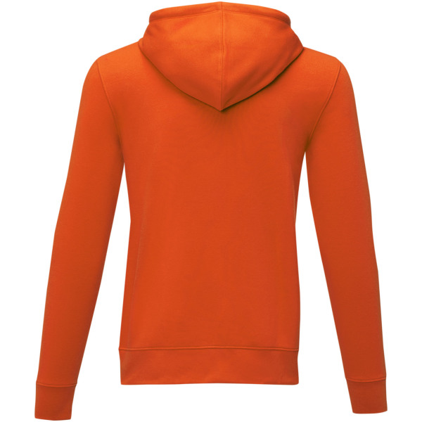 Theron heren hoodie met ritssluiting - Oranje - 3XL