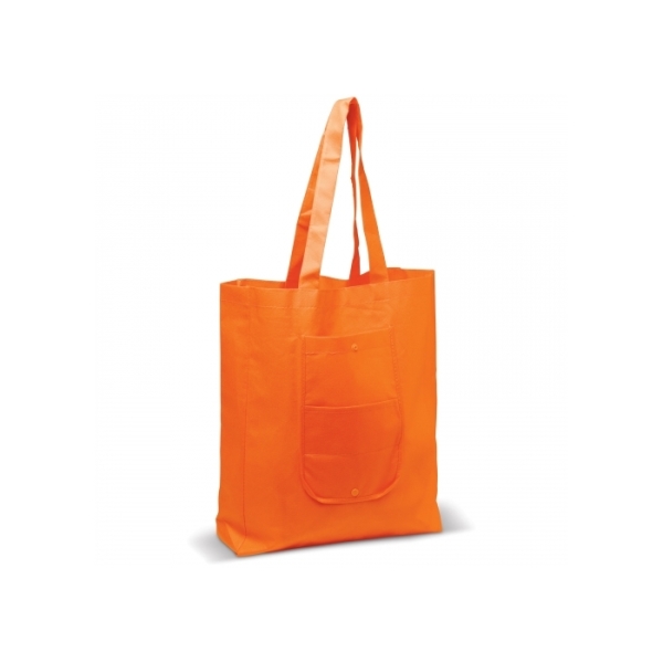 Shoulder bag foldable non-woven 75g/m² - Orange