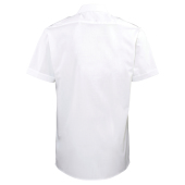 Pilot Short Sleeved Shirt White 17.5 UK