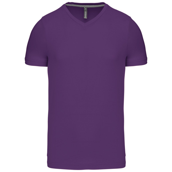 T-shirt V-hals korte mouwen Purple 3XL