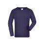 Junior Shirt Long-Sleeved Medium - aubergine - XXL