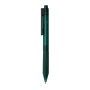 X9 frosted pen with silicone grip, green