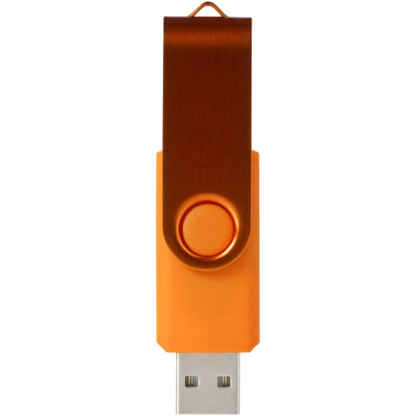 Rotate-metallic USB 2GB - Oranje