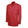 Mens Poplin Full Sleeve Shirt - 15 - Red