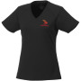Amery cool fit V-hals dames t-shirt met korte mouwen - Zwart - XS