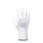 PU Palm Gloves, White, L, Portwest