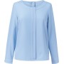 Blouse in Chinese crêpe Roma Sky Blue 16 UK