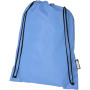 Oriole RPET drawstring backpack 5L - Light blue