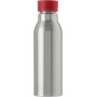 Aluminium fles (600 ml) Carlton rood