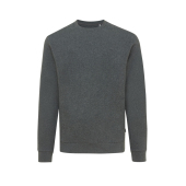 Iqoniq Denali gerecycled katoen sweater ongeverfd, ongeverfd antraciet (XS)