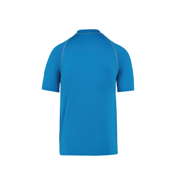 Functioneel t-shirt met korte mouwen en UV-bescherming Aqua Blue XS