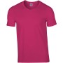Premium Cotton Adult V-neck T-shirt Heliconia XXL