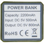 WS101B 2200/2600 mAh powerbank - Groen - 2200mAh