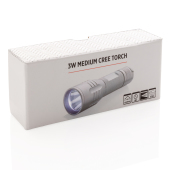 3W medium CREE torch, grey