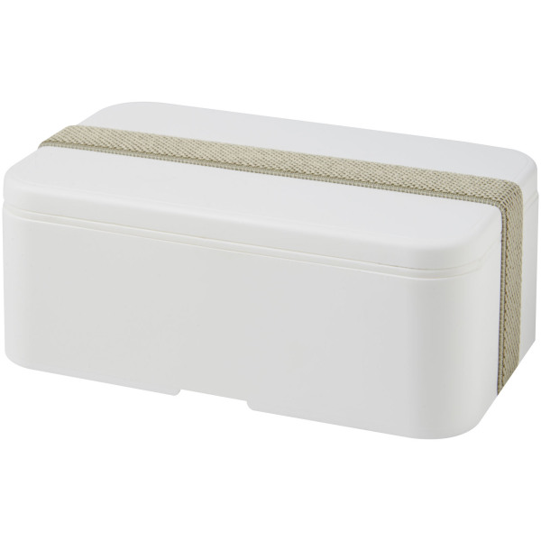MIYO single layer lunch box - White/Pebble grey