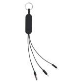 3 in 1 ABS/PVC laadkabel met houder voor mobiele telefoon