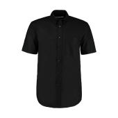 Classic Fit Workwear Oxford Shirt SSL - Black - S