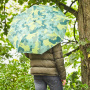 AOC mini pocket umbrella FARE® Camouflage - grey-combi