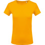 Ladies' crew neck short sleeve T-shirt Yellow M