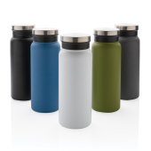 RCS gerecycled roestvrijstalen vacuümfles 600ML, groen