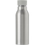 Aluminium fles (600 ml) zilver