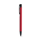 Pippens balpen rubberized aluminium blauwe inkt