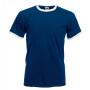 FOTL Valueweight Ringer T, Navy/White, 3XL