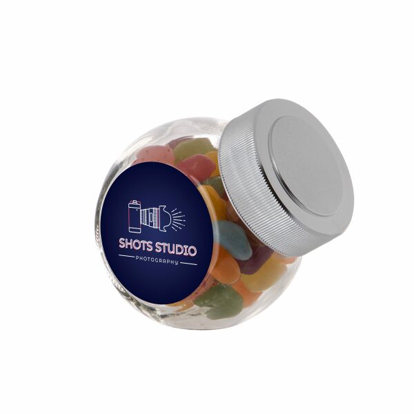 Mini Glas 0,2 Liter gefüllt mit Süßigkeiten