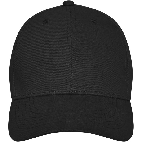 Davis 6 panel cap - Solid black