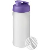 Baseline Plus 500 ml shaker-flaska - Lila/Frostad genomskinlig