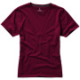 Nanaimo dames t-shirt met korte mouwen - Bordeaux rood - XS
