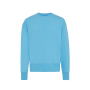Iqoniq Kruger gerecycled katoen relaxed sweater, tranquil blue (S)