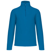Enzo > Zip neck microfleece jacket Tropical Blue 5XL