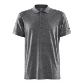 Core blend polo shirt men dk grey mel. 4xl