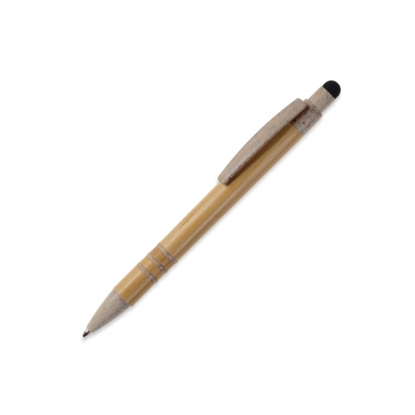 Ball pen bamboo and wheatstraw with stylus