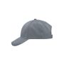 MB6118 Brushed 6 Panel Cap grijs one size