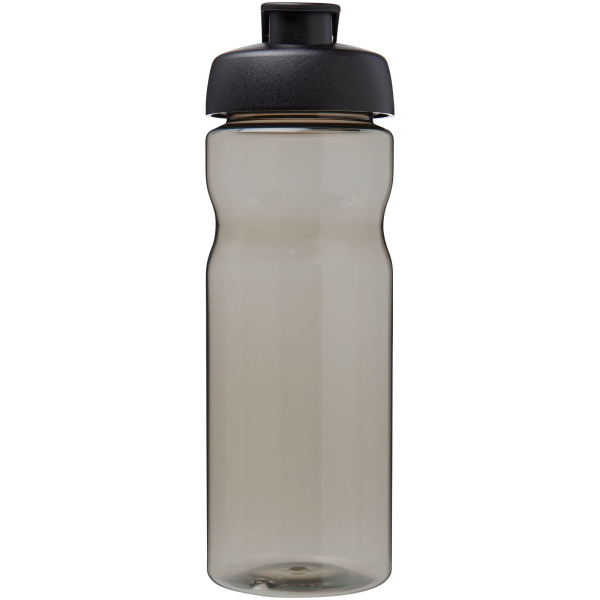 H2O Active® Eco Base 650 ml flip lid sport bottle - Charcoal/Solid black