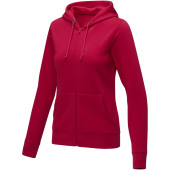 Theron dames hoodie met ritssluitng - Rood - XL
