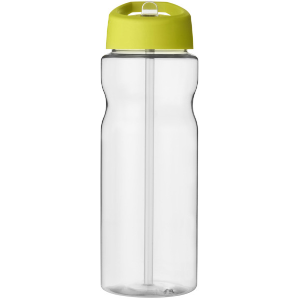 H2O Active® Base 650 ml spout lid sport bottle - Transparent/Lime