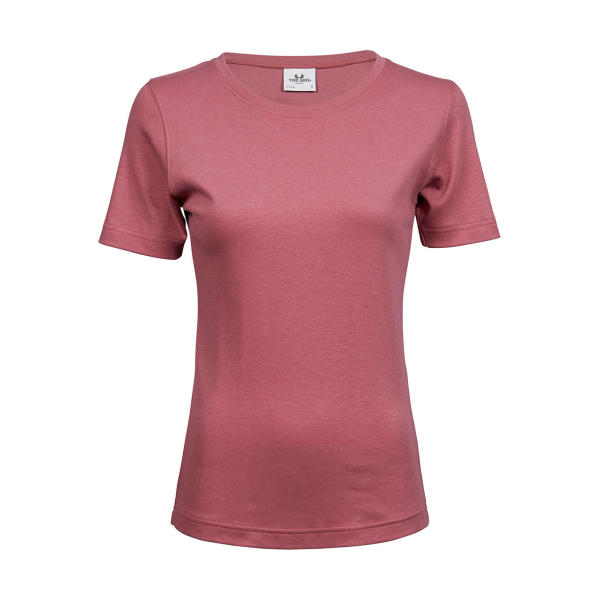 Ladies Interlock T-Shirt - Rose - 3XL