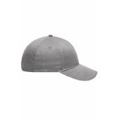 MB6212 6 Panel Brushed Sandwich Cap - light-grey/white - one size