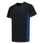 T-shirt Bicolor 102004 Navy-Royalblue 4XL